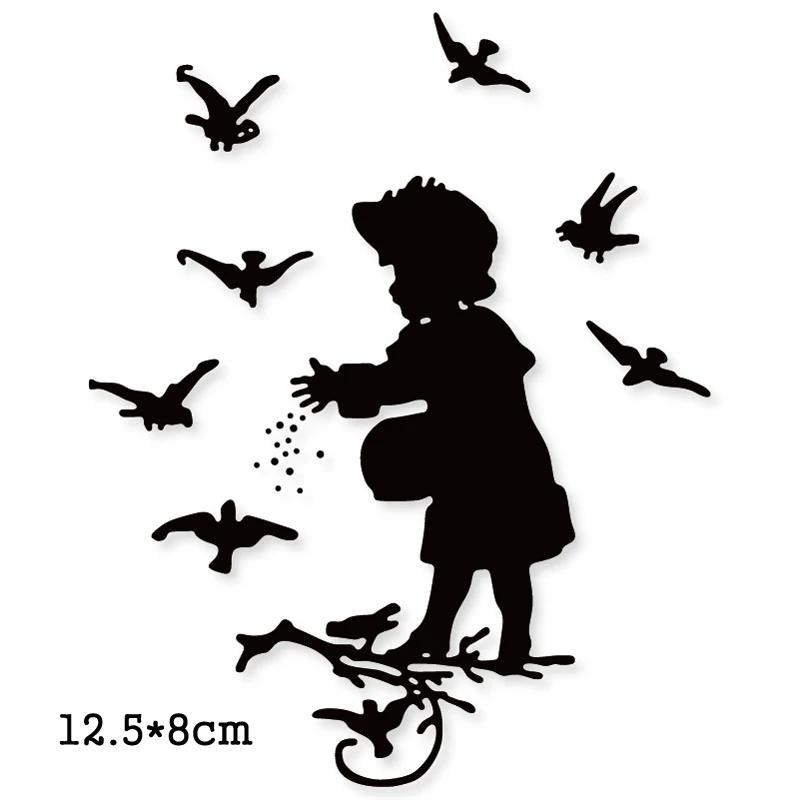 Металлические режущие штампы для девочек корма птицы 2020 новые трафареты поделок