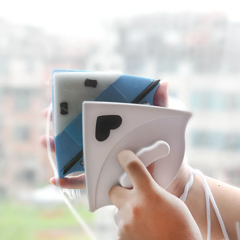 

Магнитная щетка для мытья стекол двусторонняя щетка для чистки стекла для очистки окон по дому очиститель открытые окна инструмент для очи...