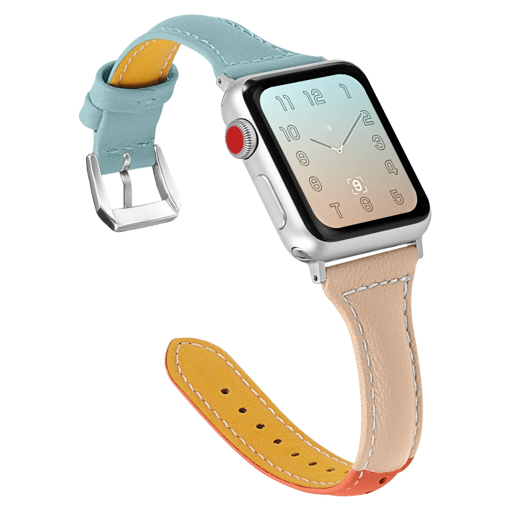 Joyozy часы с ремешком из натуральной кожи, ремешок для наручных часов Apple Watch 5/4/3/2/1, браслет, ремешок для наручных часов Apple Watch, версии кожи наручных часов iwatch серии