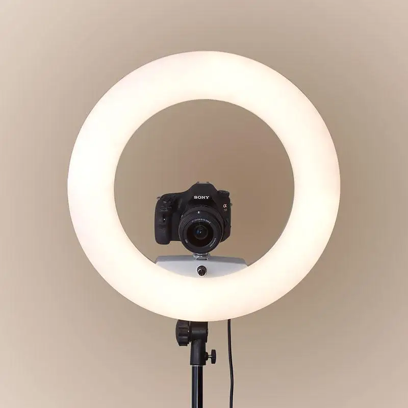 

Yidoblo 96W FD-480II Bi-color adjustable Photo Studio Ring Light LED Video Lamp Photographic Lighting 3200-5500K 480LED Lights