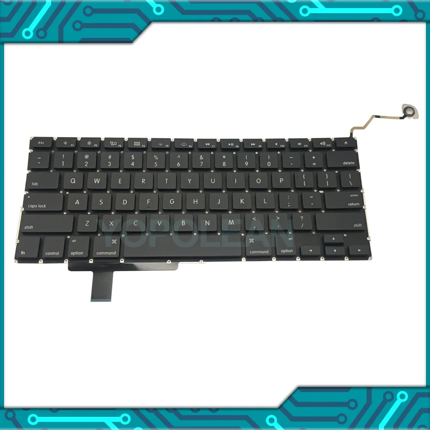 Клавиатура A1297 с английской раскладкой для Macbook Pro клавиатура a1297 17 дюймов 2009 2010 2011