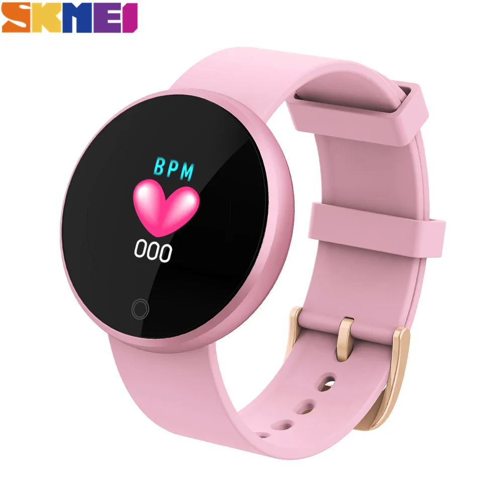 SKMEI модные женские туфли Smart цифровые часы женский период напоминание HeartRate водостойкие часы колории шаг красивые наручные часы B36