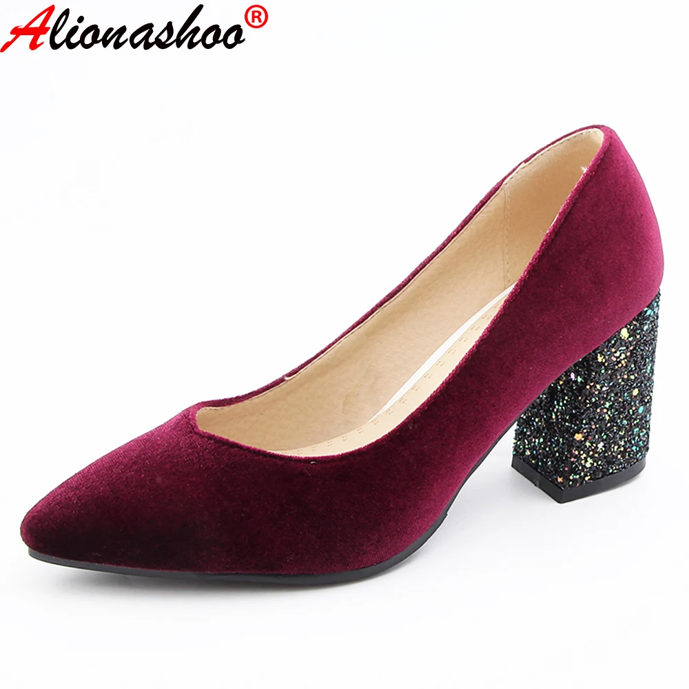 Женские свадебные туфли лаконичные красные ботинки винного цвета женские