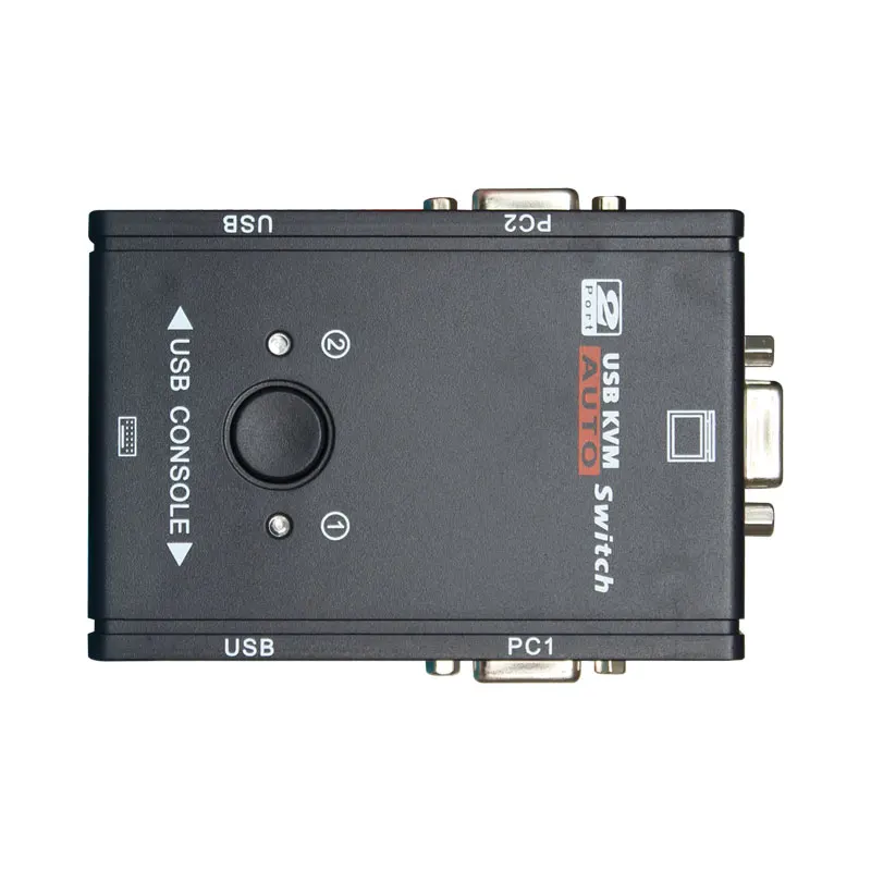 VGA видео коммутатор KVM переключатель мышь Управление клавиатурой 1 ключ