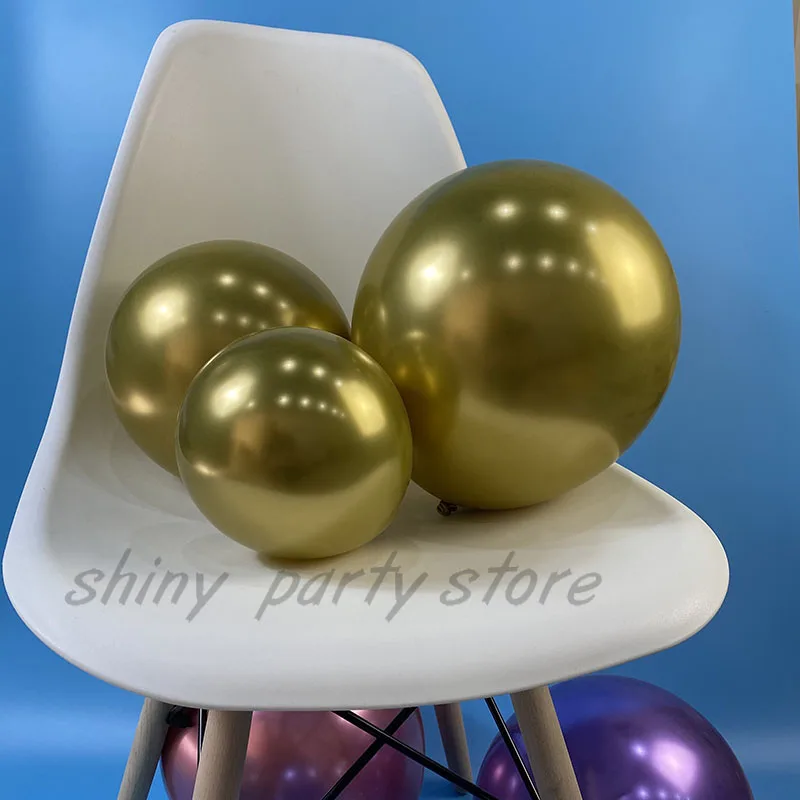 

5-18Inch Metal Colour Chrome Latex Balloons Arch Modeling Romantic Wedding Scene Layout Party Birthday Party Adult Gift Balloons