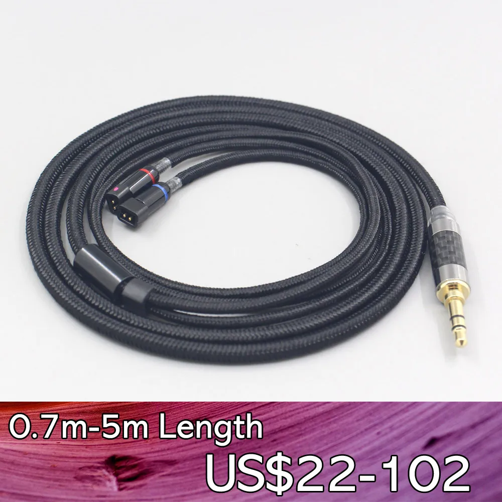 

LN007521 2.5mm 4.4mm Super Soft Headphone Nylon OFC Cable For UE11 UE18 pro QDC Gemini Gemini-S Anole V3-C V3-S V6-C Earphone