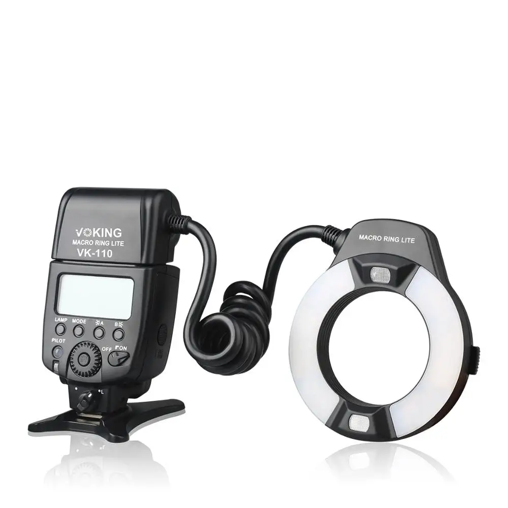 Voking ttl Кольцевая вспышка для макросъемки для VK-110C для Canon 1100D 700D 650D 600D 550D 500D 450D 7D 6D 5D Mark ii iii T5i T4i T3i цифровых зеркальных камер