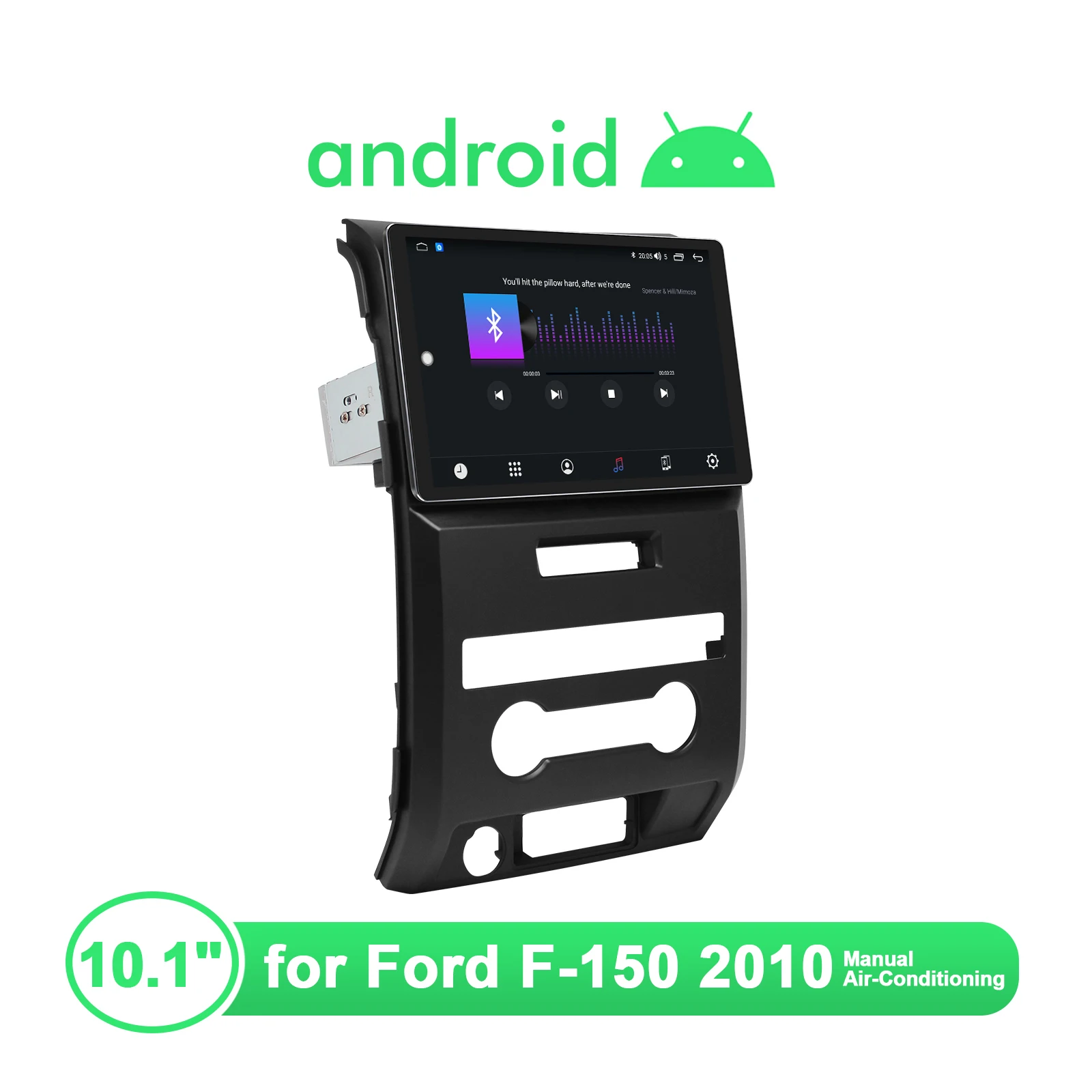 저렴한 Joying 10.1 인치 자동차 라디오 안드로이드 멀티미디어 비디오 플레이어 GPS 자동차 시스템 안드로이드 자동 무선 CarPlay 4G 포드 F-150 2010