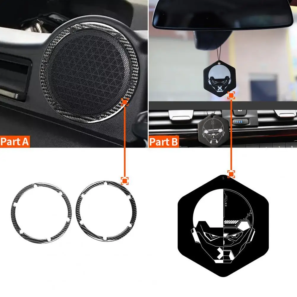 

70% Dropshipping!! 2Pcs Car Sticker Self Adhesive High Temperature Resistance Decorative Car Loud Speaker Sticker Decal for Nis