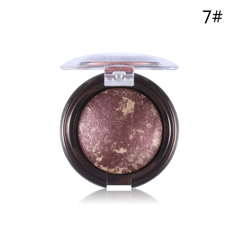 Baked Blush 07 Miss Rose минеральные 6 цветов румяна макияж Палитра для лица щек пудра Dreamlike бархат Shimmer матовая Румяна Косметика - Цвет: Baked Blush 07