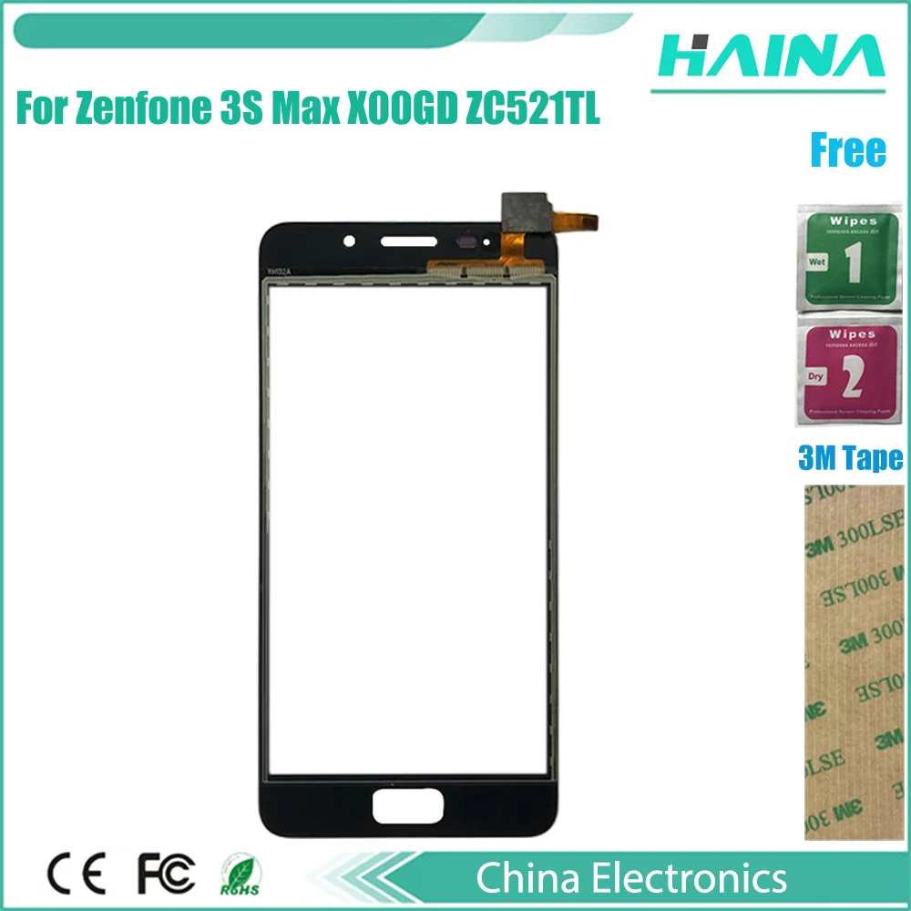Наклейка 3M сенсорный экран с дигитайзером для Asus Zenfone 3S Max X00GD ZC521 сенсорная панель