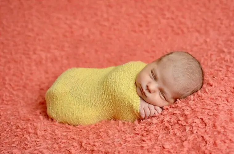 40*150 см новорожденный стрейч вязать обертывание фотография Nubble wrap s реквизит для