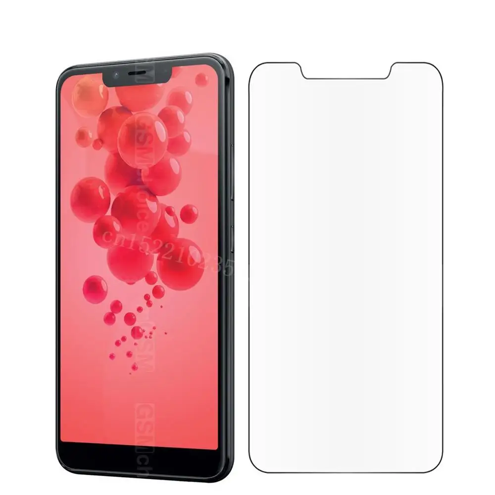 Закаленное стекло 9H 2.5D Премиум качества для Wiko View 2 Plus + 5 93&quot|Защитные стёкла и