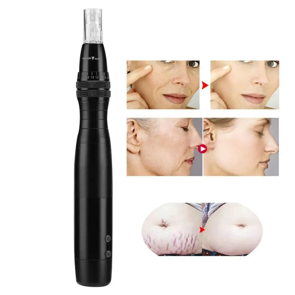 

Wireless Colorful Electric Micro MTS Needle Pen 7-Color Light LED Photon Acne Scar Removing Beauty Machine Instrument 110-240V