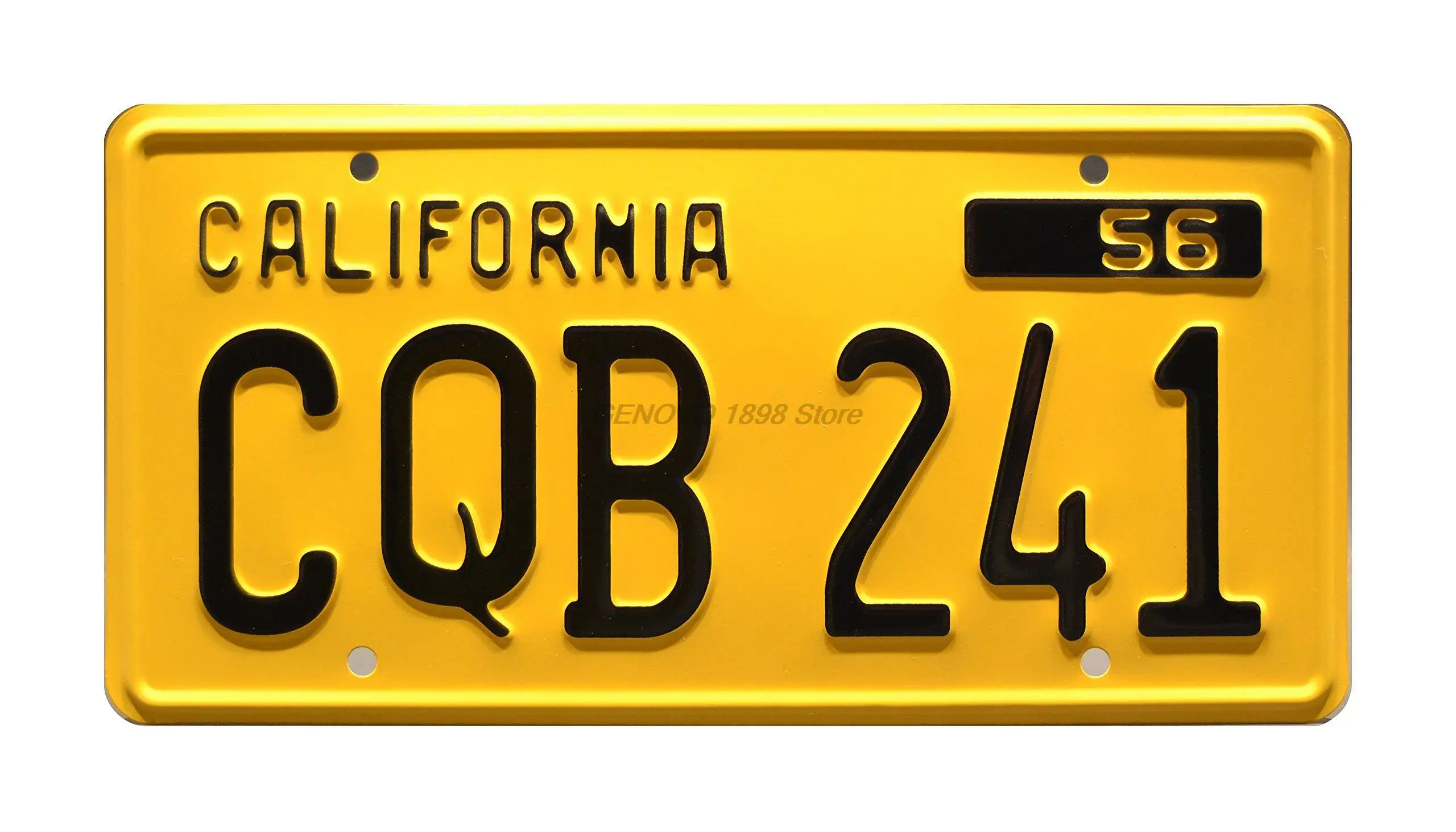 

Celebrity Machines Christine | CQB 241 | Metal Stamped License Plate