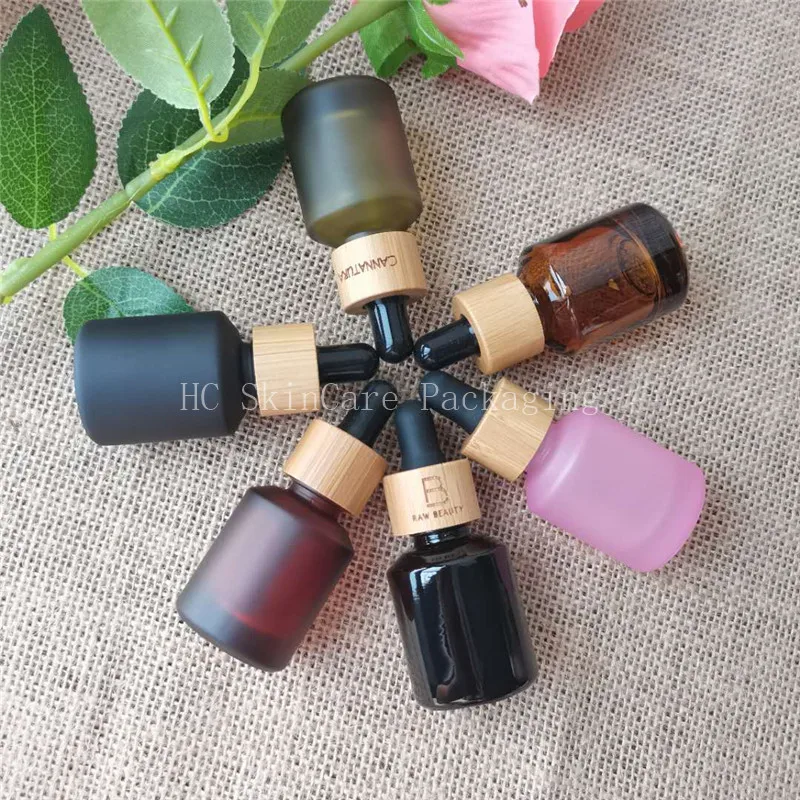 

Mini Glass Dropper Bottle For Essential Oil Sample Vials Portable Refillable Perfume Bottles Traveler Case 15ml 30ml