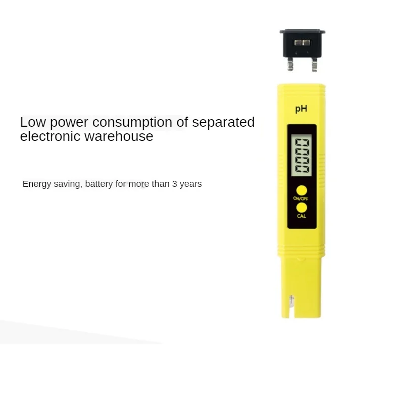 

PH Tester Digital Meter Tester for Water Food Aquarium Pool Hydroponics Portable Water Quality Analyzer High 0.01 Precision Pen