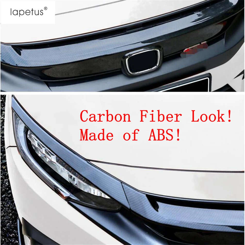 Аксессуары Lapetus подходят для Honda Civic Sedan 2016-2019 передний капот двигателя решетка