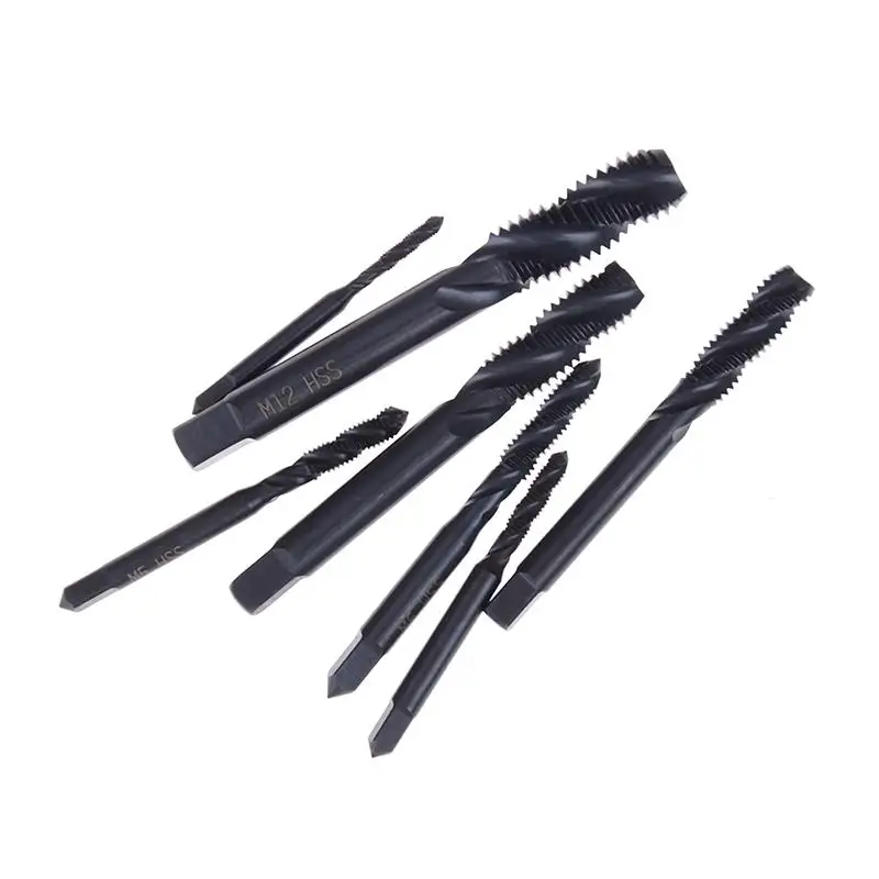 

7 шт., набор сверл из быстрорежущей стали с метрической резьбой