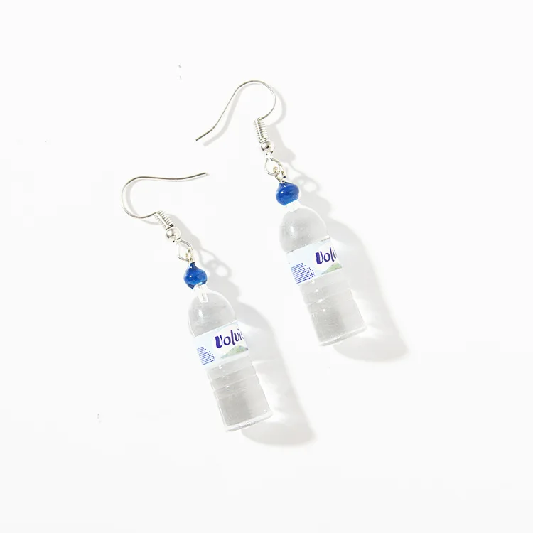 

Japanese and Korean new interesting earrings cute wine pencil earrings fruit earrings simple long earrings