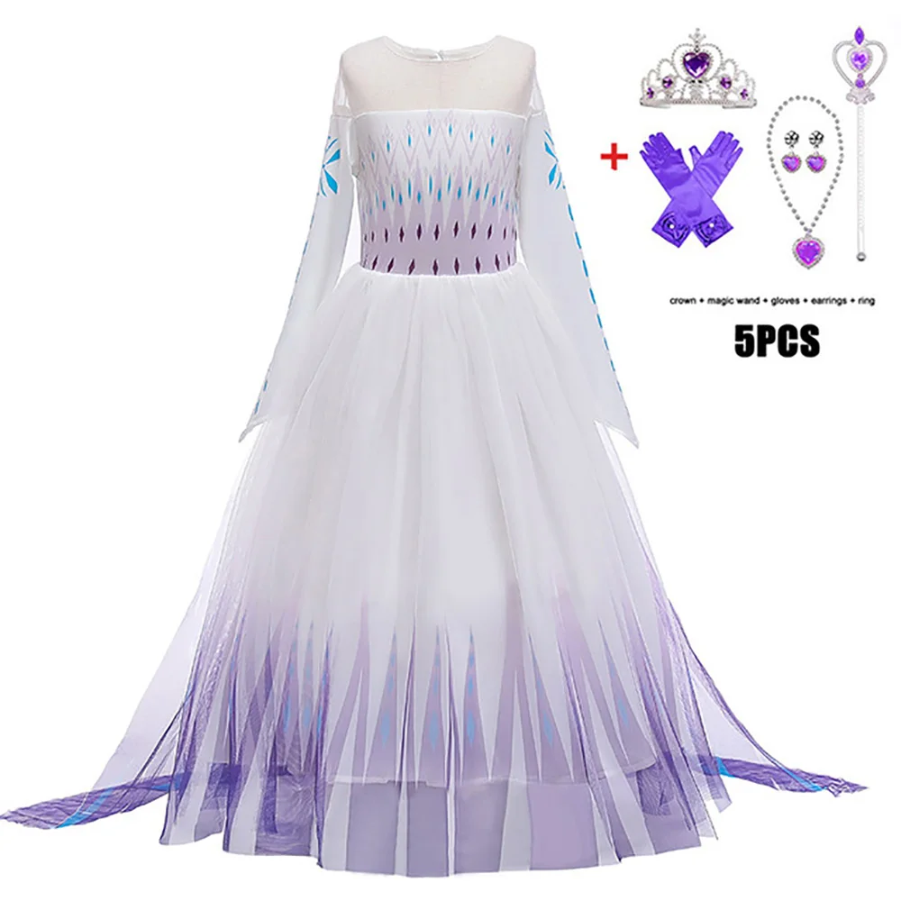 Детское платье с длинным рукавом на возраст 2-6-7-10 лет |