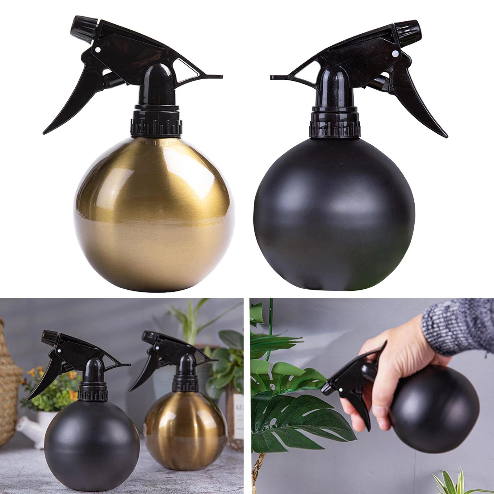 

Plant Mister Spray Bottle Stainless Steel Hand Press Watering Spray Bottle Multi-Functional Pump Pressure Watering Pot