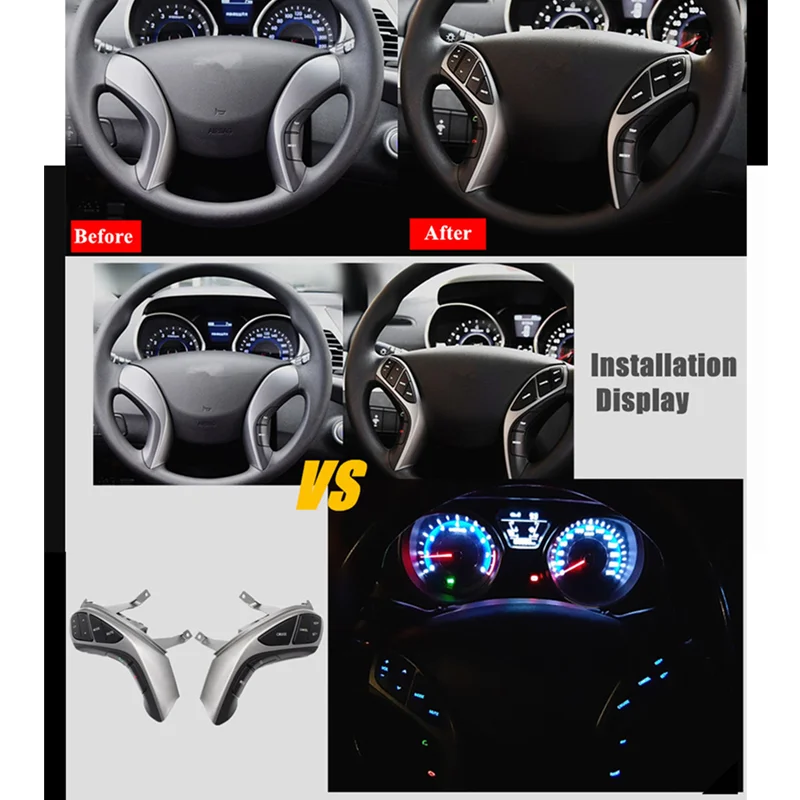 Многофункциональное рулевое колесо для Hyundai Elantra AVANTE MD кнопка Bluetooth аудио и круиз