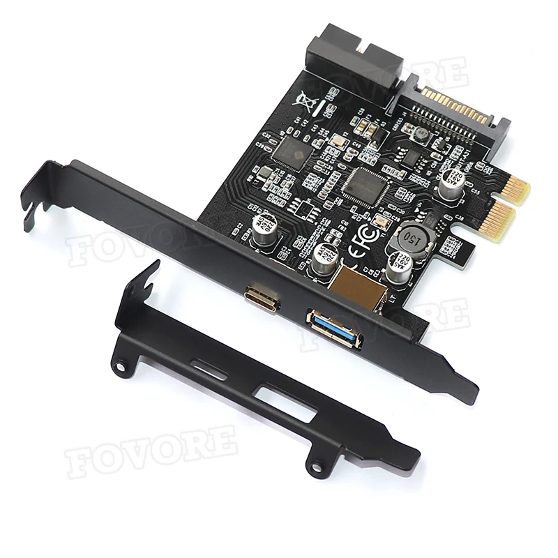 USB 3 1 Type-C PCI e контроллер адаптер PCIe USB3.1 Тип C 19pin 19 pin спереди PCI-e USB3 карты расширения