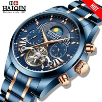 haiqin automatic mechanical watch men watches 2019 luxury brand watch men military sport wristwatch mens reloj hombre tourbillon