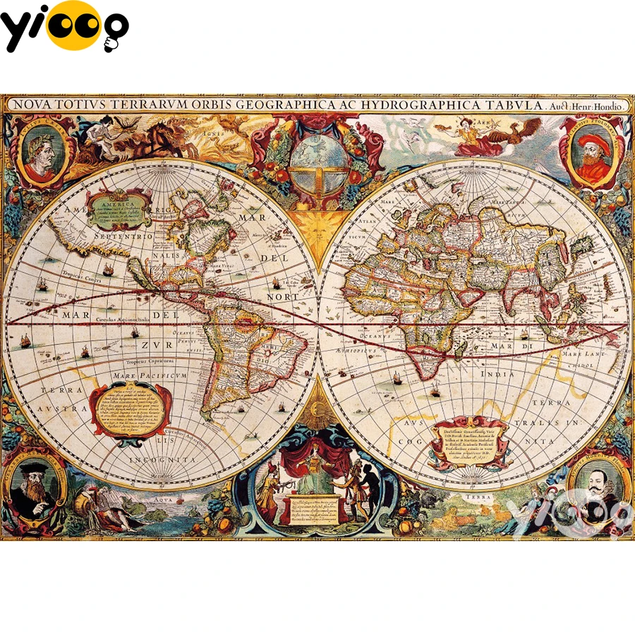 Камни в форме ромба/Круглое сверло Алмазная вышивка крестиком на рисунке карта