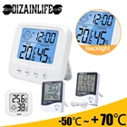 Цифровой ЖК-дисплей, измеритель температуры и влажности, электронный термометр, гигрометр, датчик влажности с часами погоды