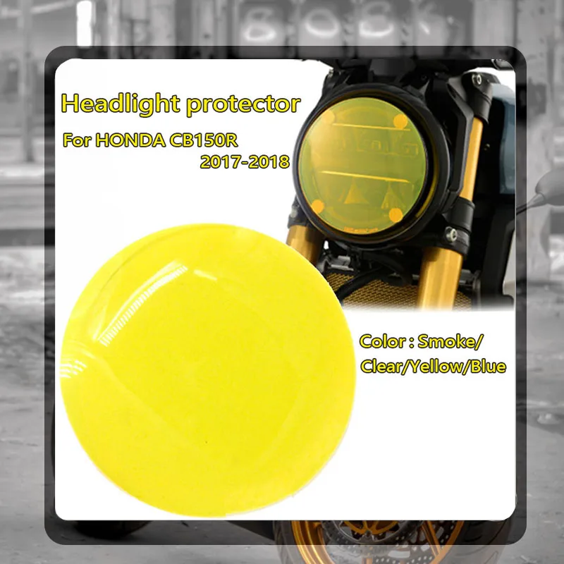 

For HONDA CB300R CB150R CB 300R 150R 2017 2018 Motorcycle Front Headlight Screen Guard Lens Cover Shield Protector