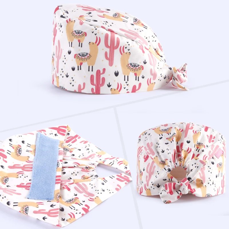 Унисекс хлопковая ветеринарная шапка для домашних животных салона красоты скраб