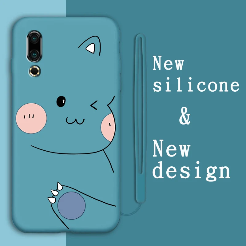 phone case for meizu 16s m971 funda meilan s16 luxury silicone soft shell fashion candy celular sleeve cartoon back covers coque free global shipping