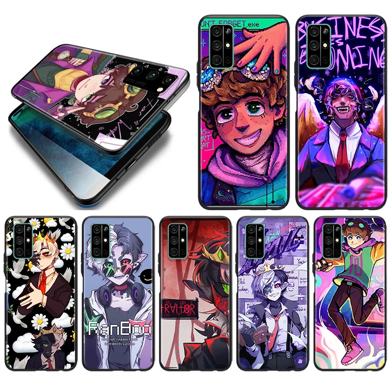 

Tommy Tubbo Ranboo Silicone Cover For Huawei Honor 10i 10 9C 9A RU 9X 9N 9S 9 Pro Lite Play 3E V9 Black Phone Case