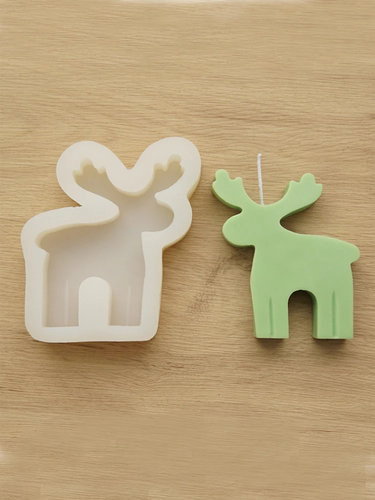 Силиконовая форма сделай сам для ароматерапии в виде рождественского оленя