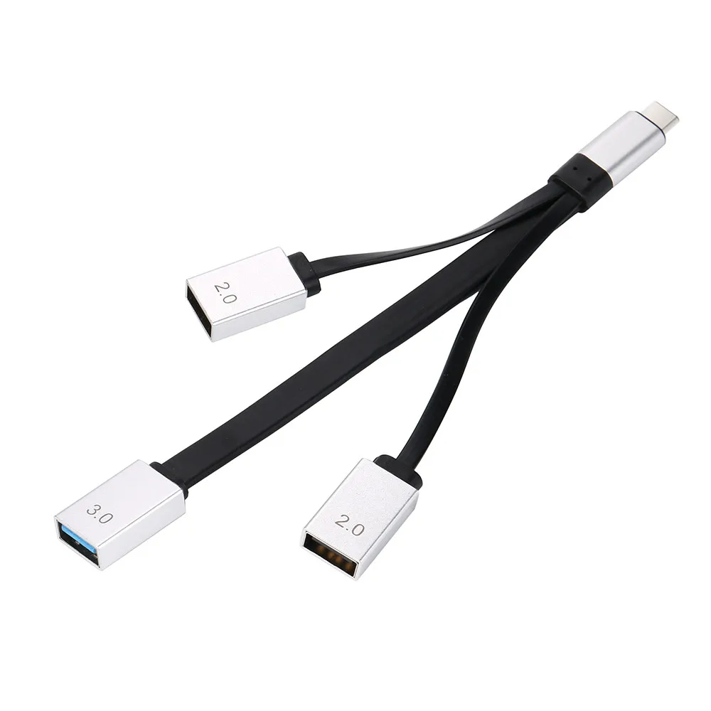 Ouhaobin 3в1 usb type C концентратор USB кабель Высокоскоростной 3 порта мини разветвитель