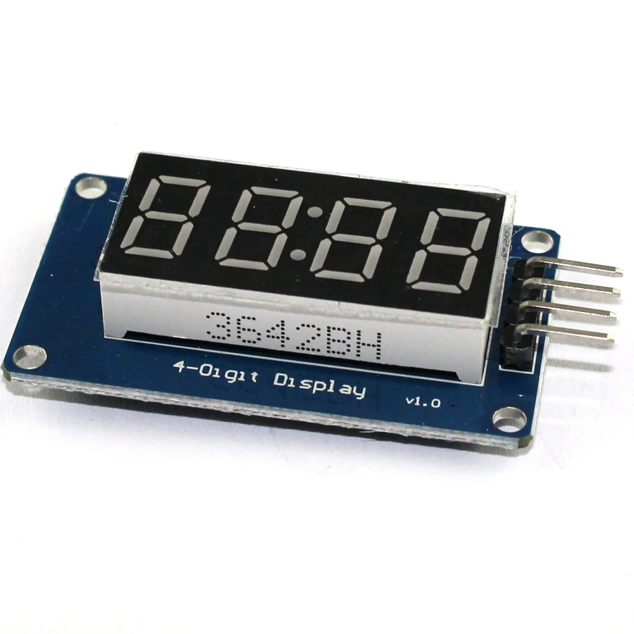 TM1637 светодиодный Дисплей модуль для Arduino 7-сегментный 4 биты 0 36 дюйма часы красный