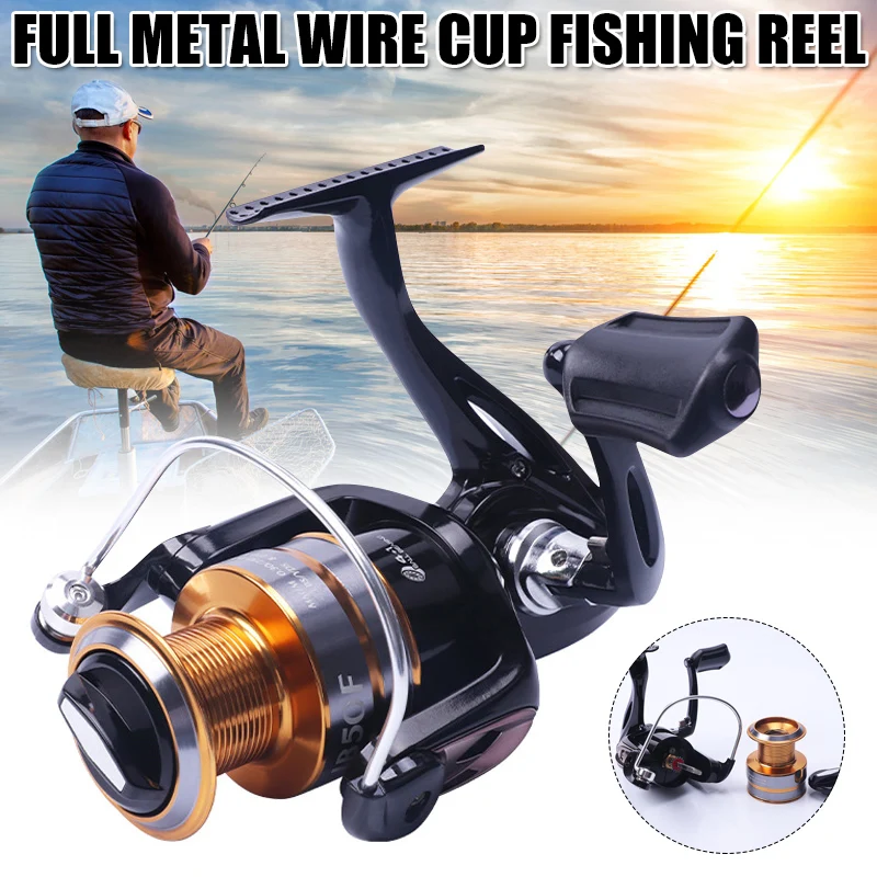 

Metal Powerful Fishing Reels Ultra Smooth High Capacity Folding Rocker Metal Spool For Saltwater Freshwater Fishing BHD2