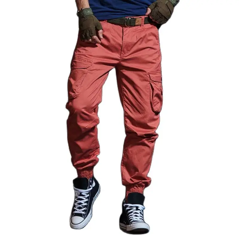 Брюки-карго мужские хлопковые в стиле хип-хоп | Мужская одежда