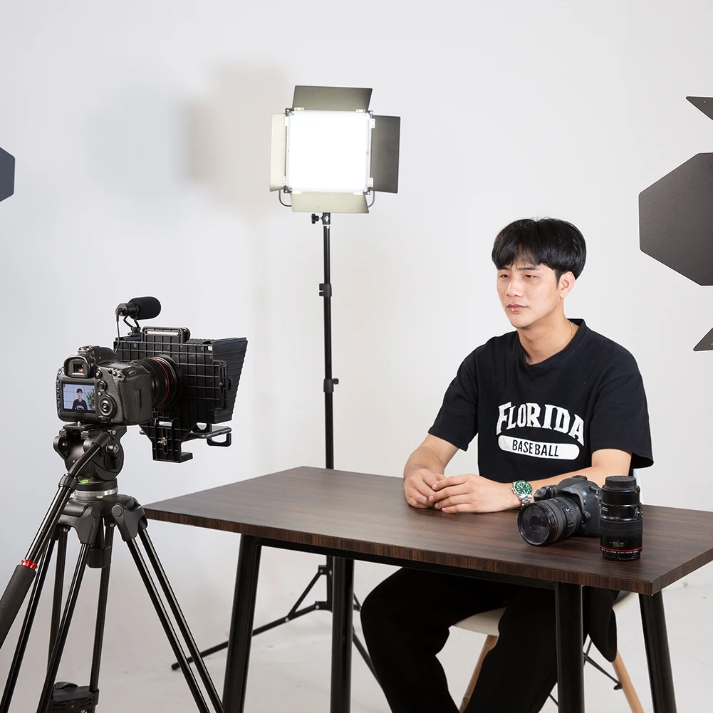 Телесуфлер речь для интервью телефона и планшета DSLR записи телесуфлер