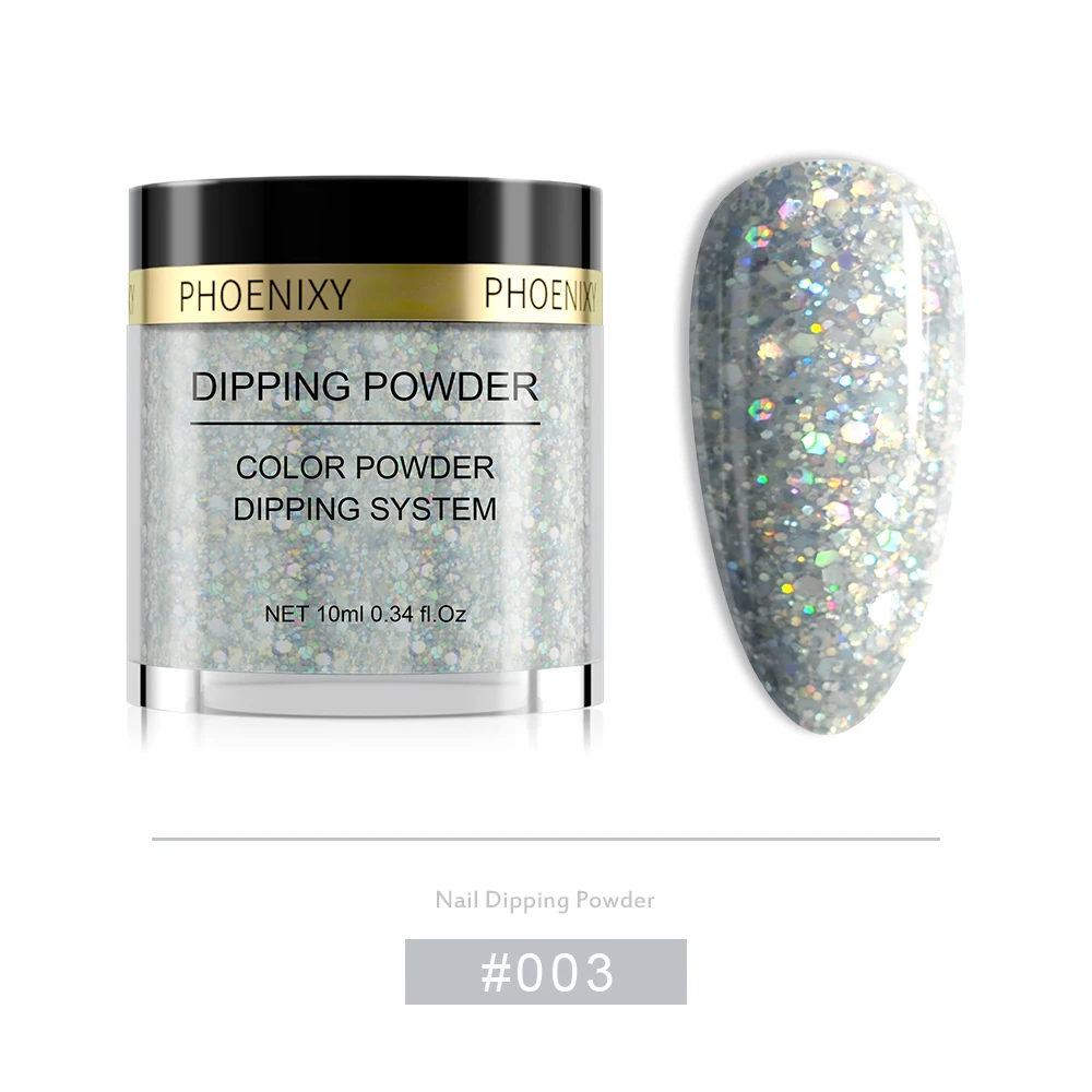 Голографическая пудра для ногтей маникюрный набор стартера порошка погружения