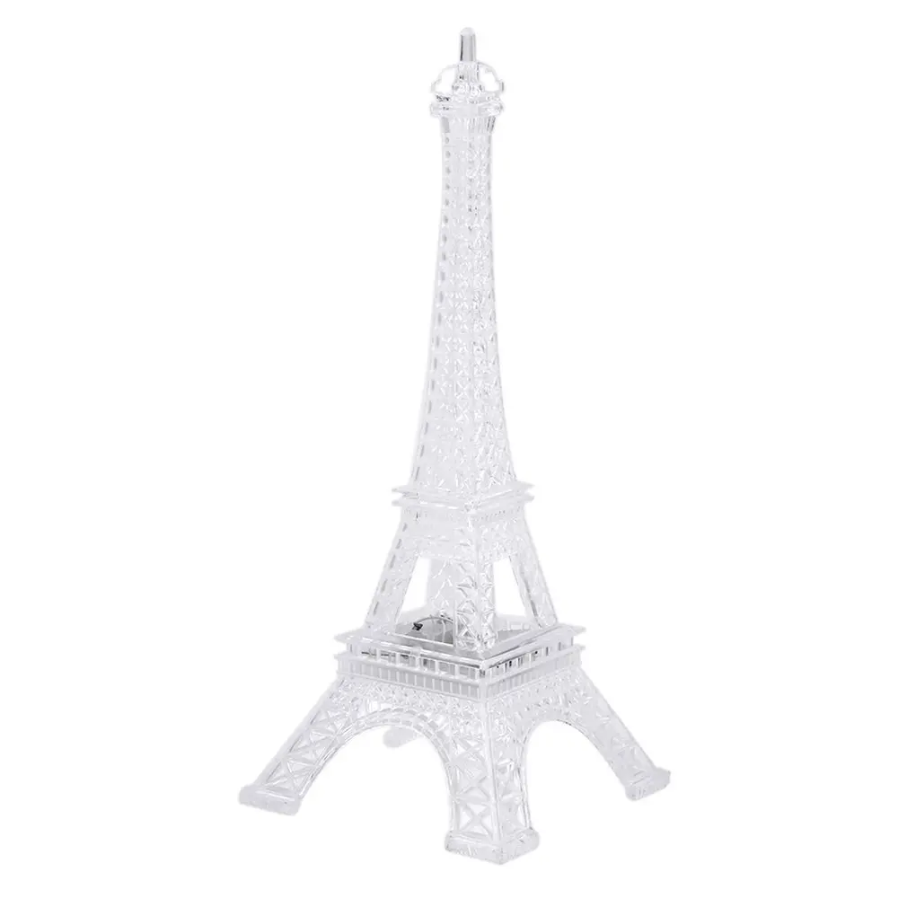 Яркий светодиодный ночсветильник с Эйфелевой башней настольная лампа 7 цветов