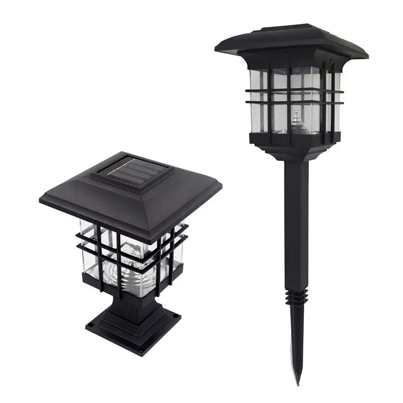 

Chinese style retro ground lamp, column head lamp, small courtyard decoration, courtyard lamp, wall head lamp
