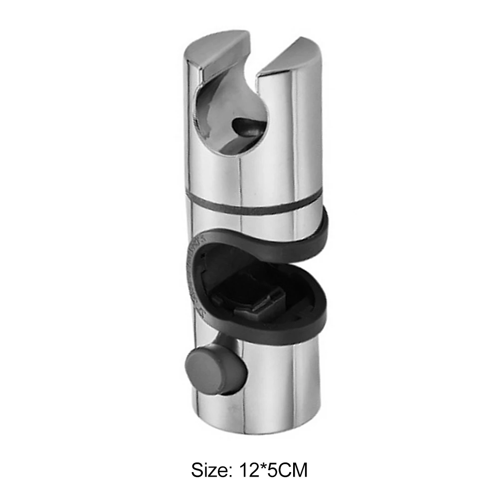 

ABS Replacement 24mm Shower Pipe Adjustable Bracket Holder Shower Head Mounting Black Brackets Bar Racks Bathroom Accessories