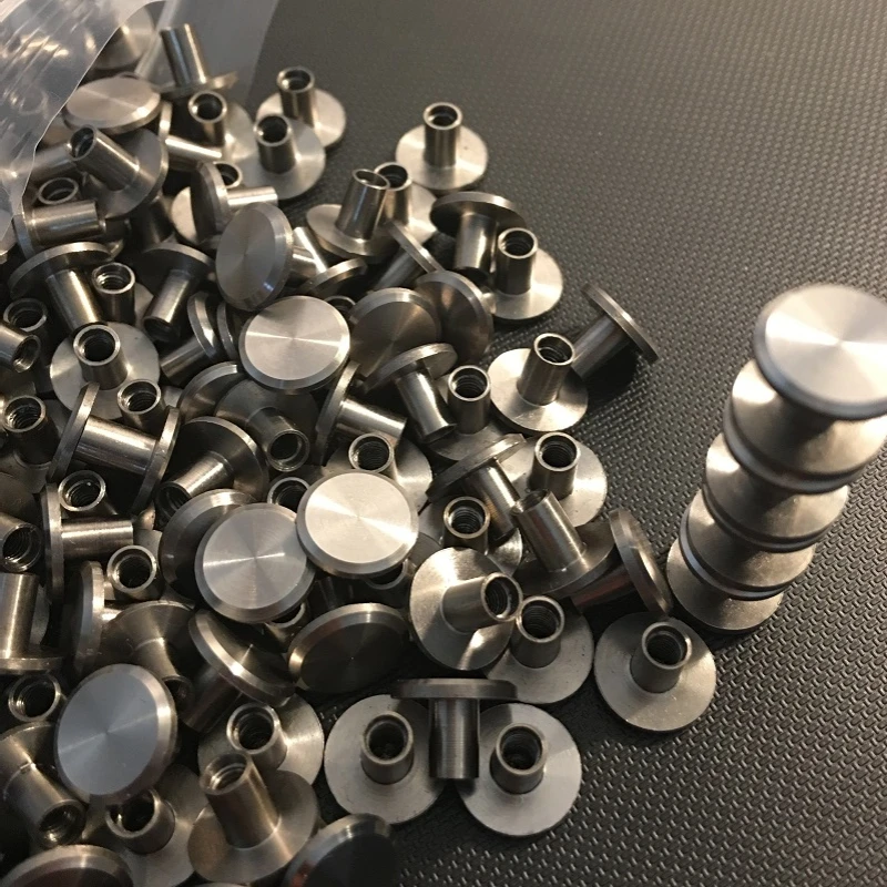 Титановый винт TA1 с плоской головкой для пряжки ремня 3 шт. в комплекте| |