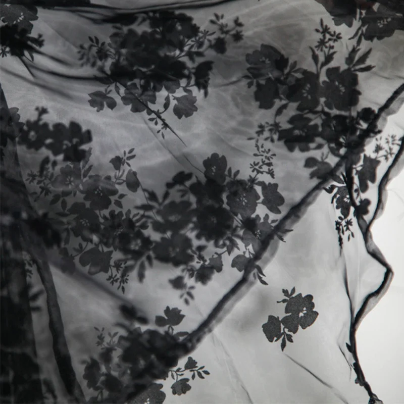 Женская кружевная юбка винтажная в пол стиле стимпанк сексуальная черная с