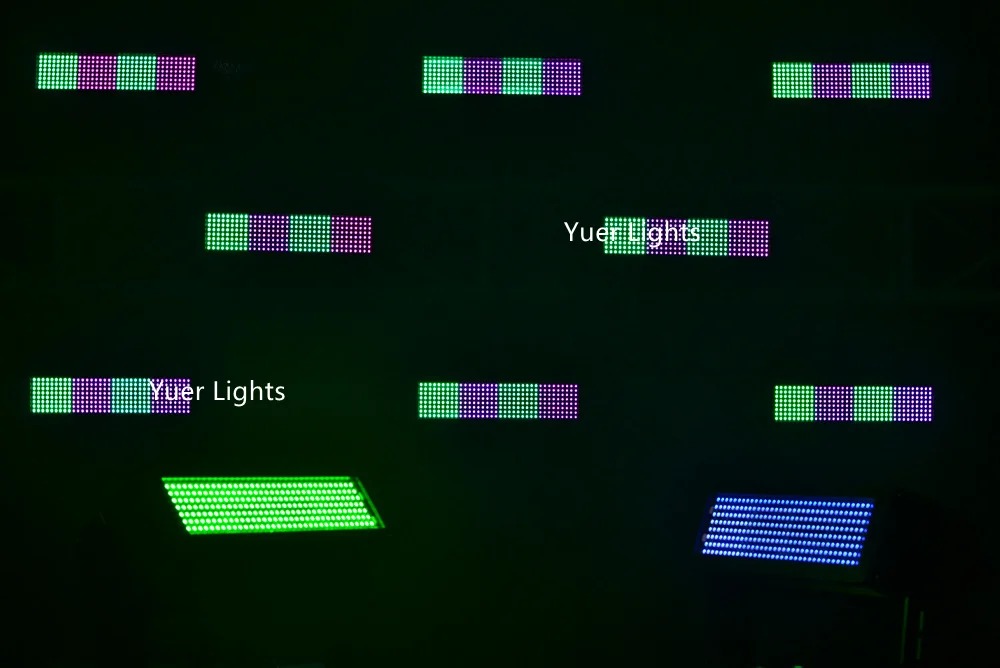 Kopen Disco Licht Muziek 288LEDS 0.5W RGB LED Strobe Licht DMX 512 LED Wall Wash Verlichting Waterdicht Podium Effect Strobe Voor Dj Licht KTV