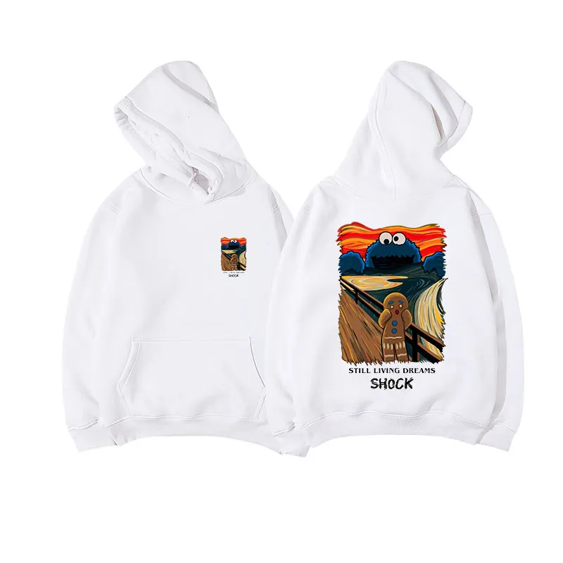 

Spring Men's Hot Sale Printed Long Sleeve Hoodie Men's Casual Hooded Pullover Top Men's Sportswear Top