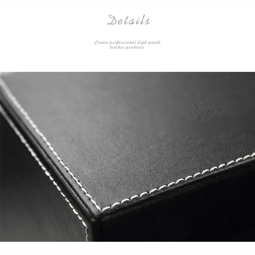 Офисный Настольный держатель для файлов из искусственной кожи двухслойный